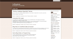 Desktop Screenshot of coffeeghost.net
